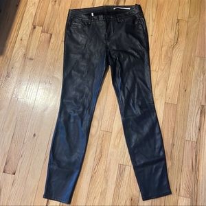 Zara slim fit leather pants